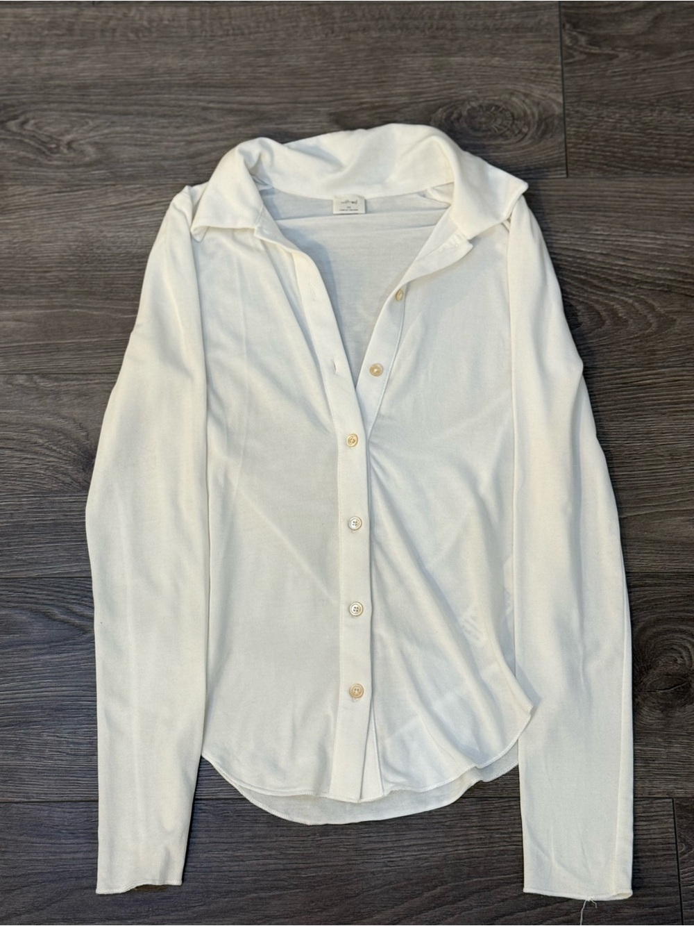 Wilfred White Long-Sleeve Button Front Shirt - Women